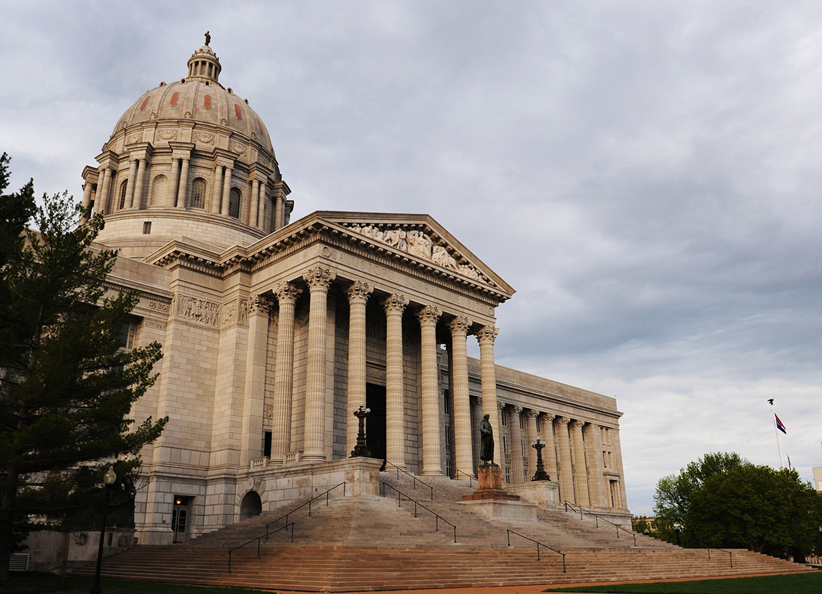 The Missouri State capital building in Jefferson City, the site of the 2013 Preserve Missouri Award ceremony.